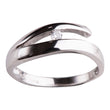 Silver ring w/ sight with CZ
