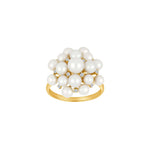 14ct. gold ring w. 0,11ct. TW/SI and FWT