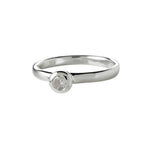 Silver ring w/cz