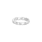 Rod. silver ring w/hearts