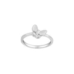 Rod. silver ring butterfly