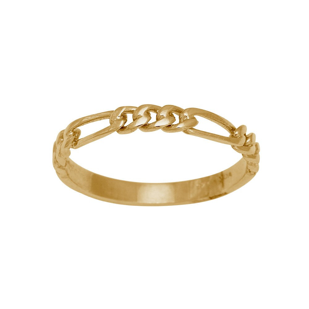 Sølvring FIGARO52 2,8mm - Forgyldt / 54