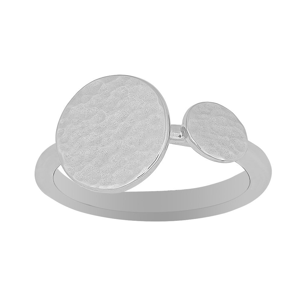 Stab. Silberring TWO-SIDED52 12mm - Vergoldet / 54