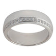 Sølv rhd. ring m/ cz