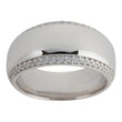 Silver rhd. ring w/ cz