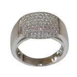 Rh. Silberring mit Zirkonia