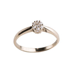 8kt. guldring m/cz