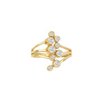 8kt. guldring m/cz