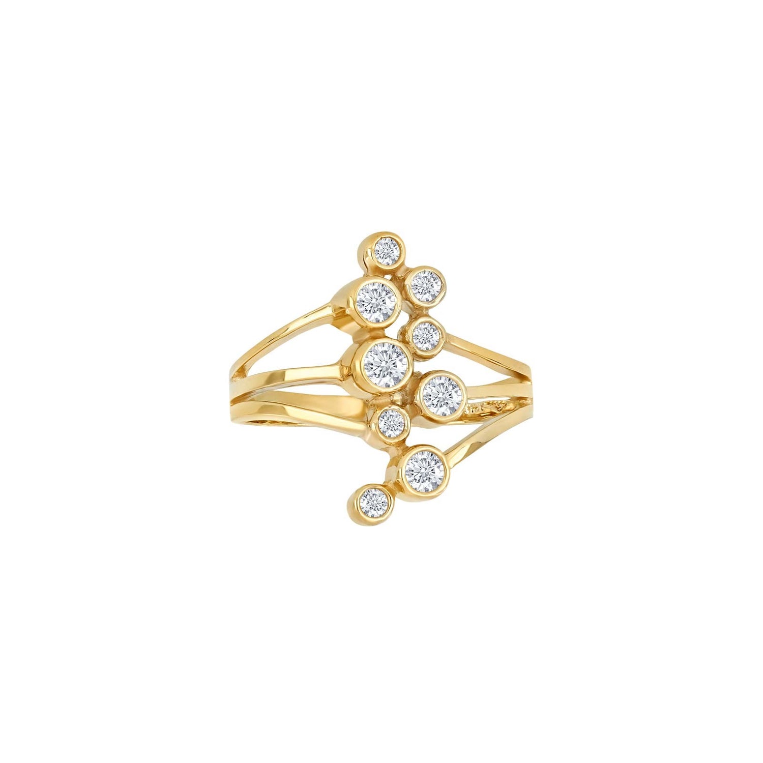 8ct. gold ring w/cz