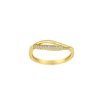 14kt. Goldring m/cz