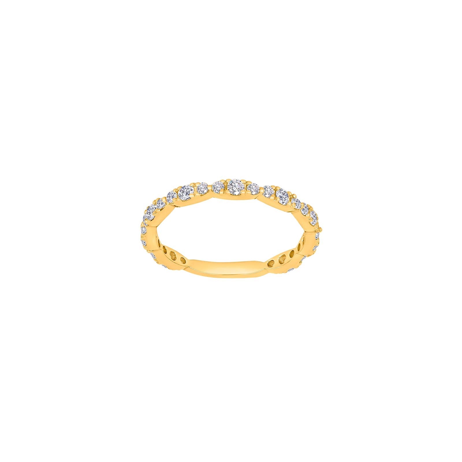 8kt. Goldring m/cz