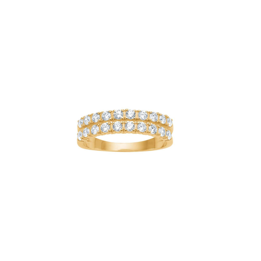 8ct. gold ring w/cz