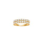 8kt. Goldring m/cz