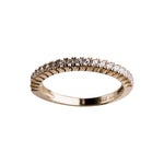 14kt. Goldring m/cz