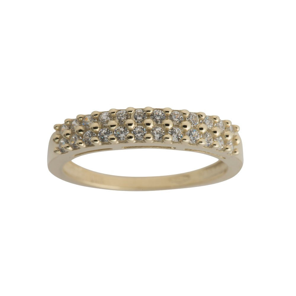 8ct. Gold ring w/cz