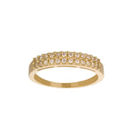 14kt. Goldring m/cz