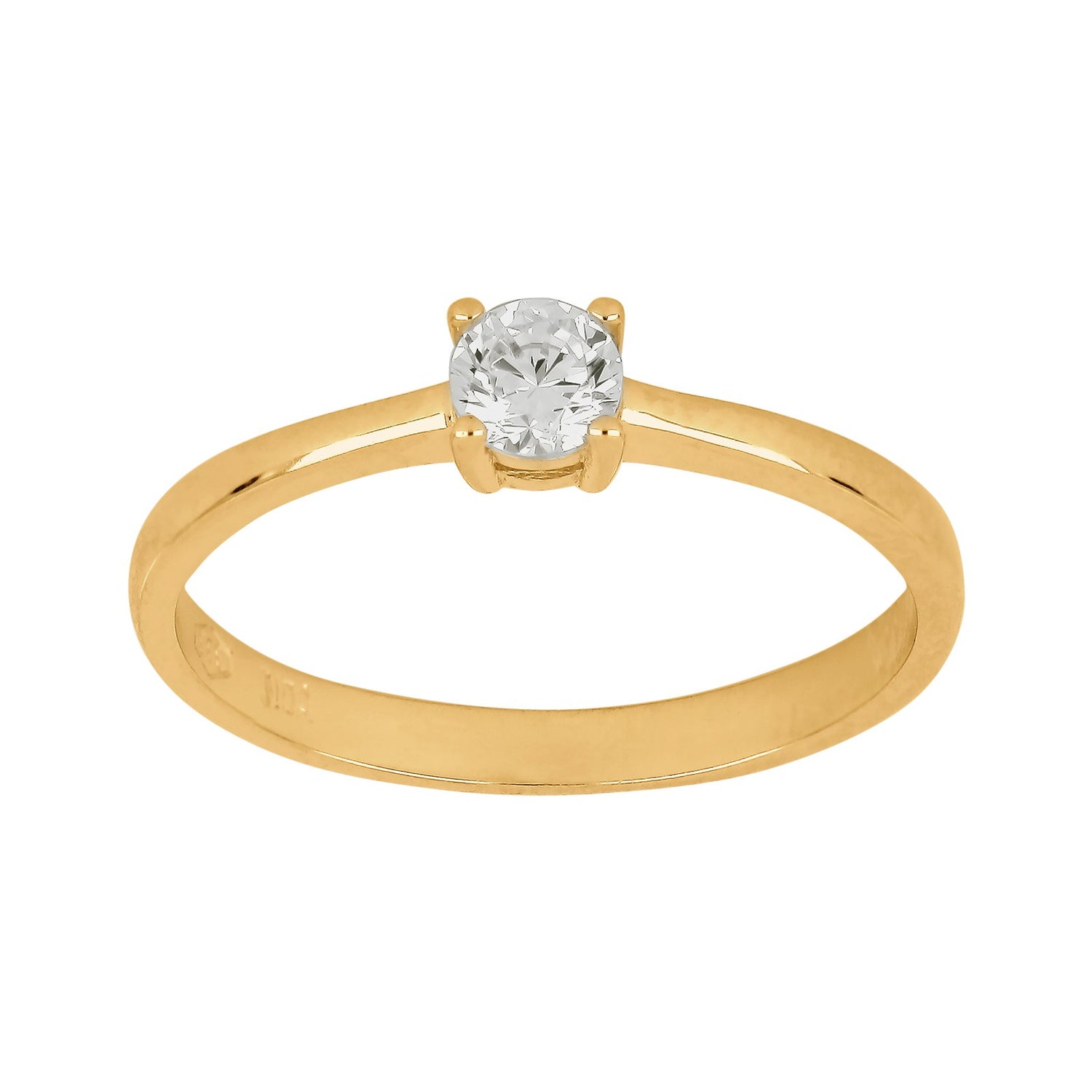8ct. gold ring w/cz