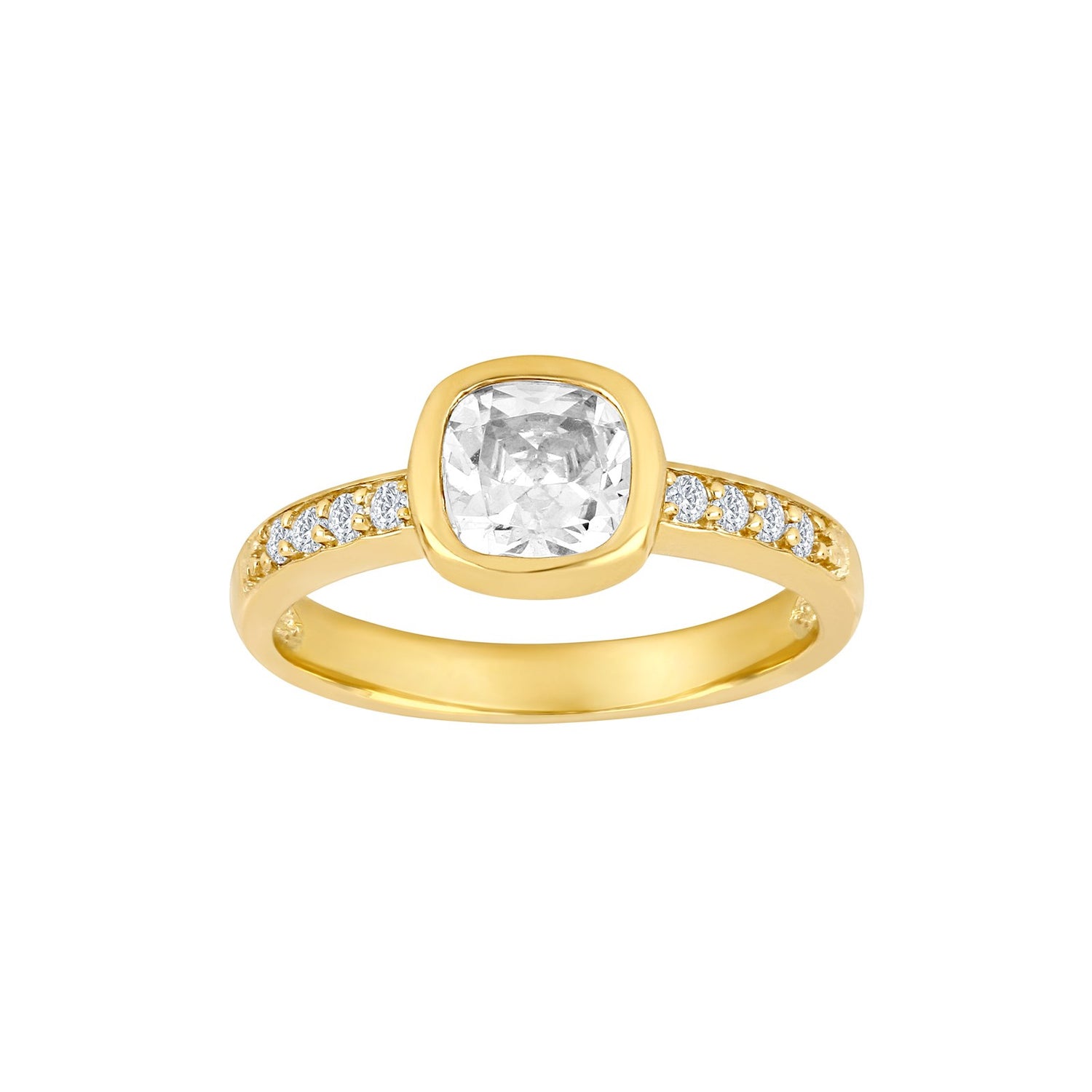 8kt. Goldring m/cz
