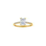 8kt. guldring m/cz