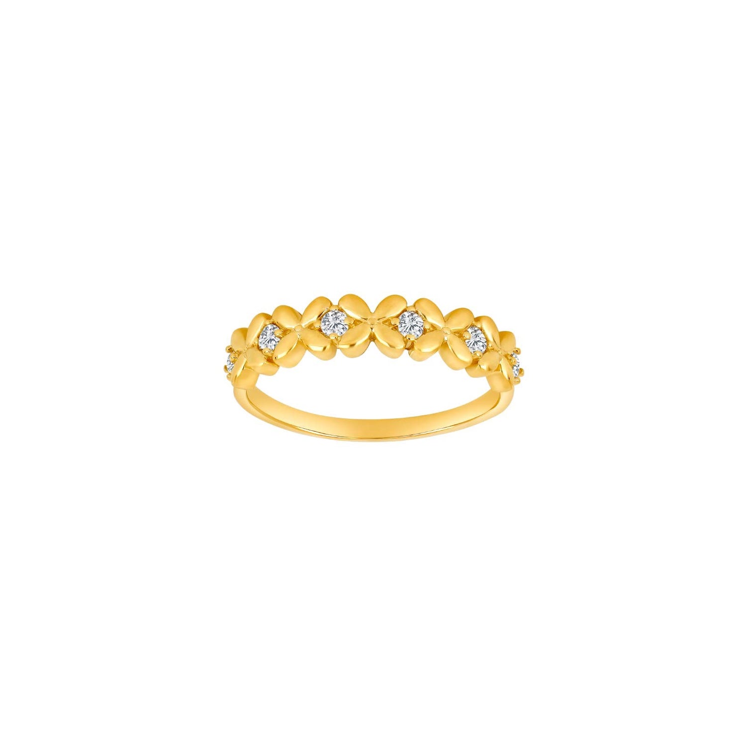8kt. Goldring m/cz