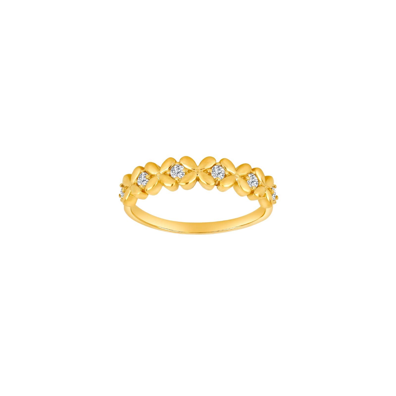 8kt. Goldring m/cz
