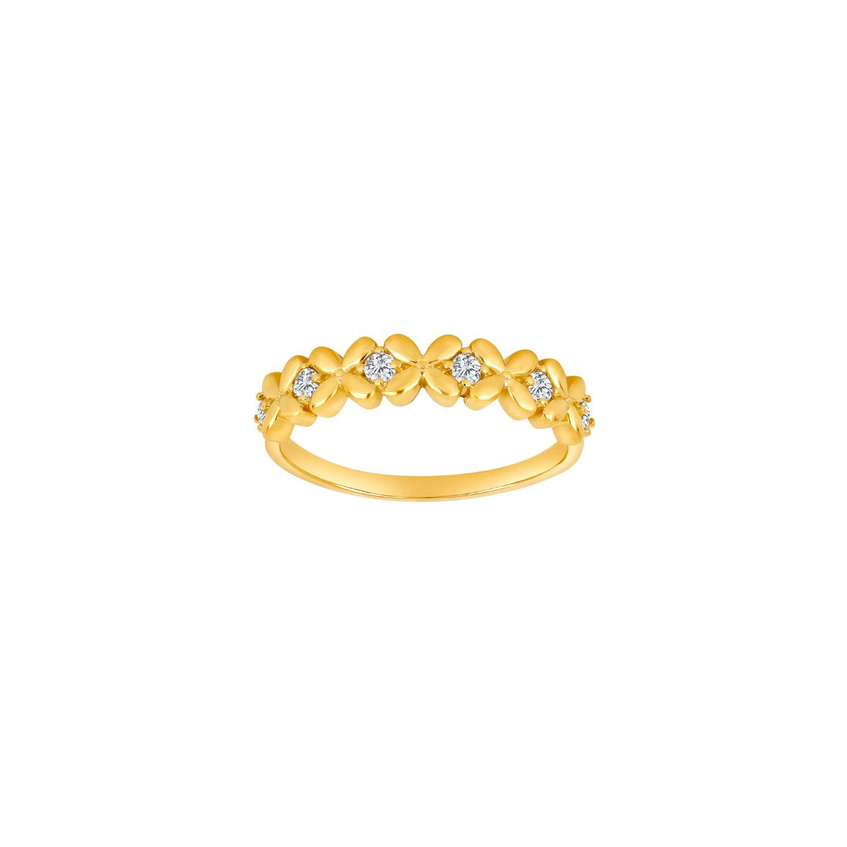 8ct. gold ring w/cz