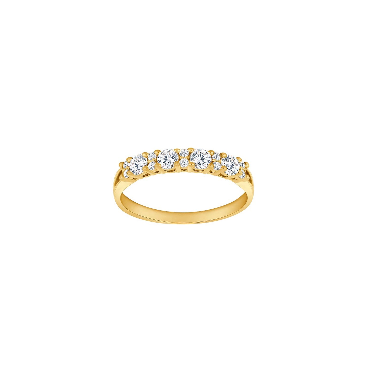 8kt. Goldring m/cz