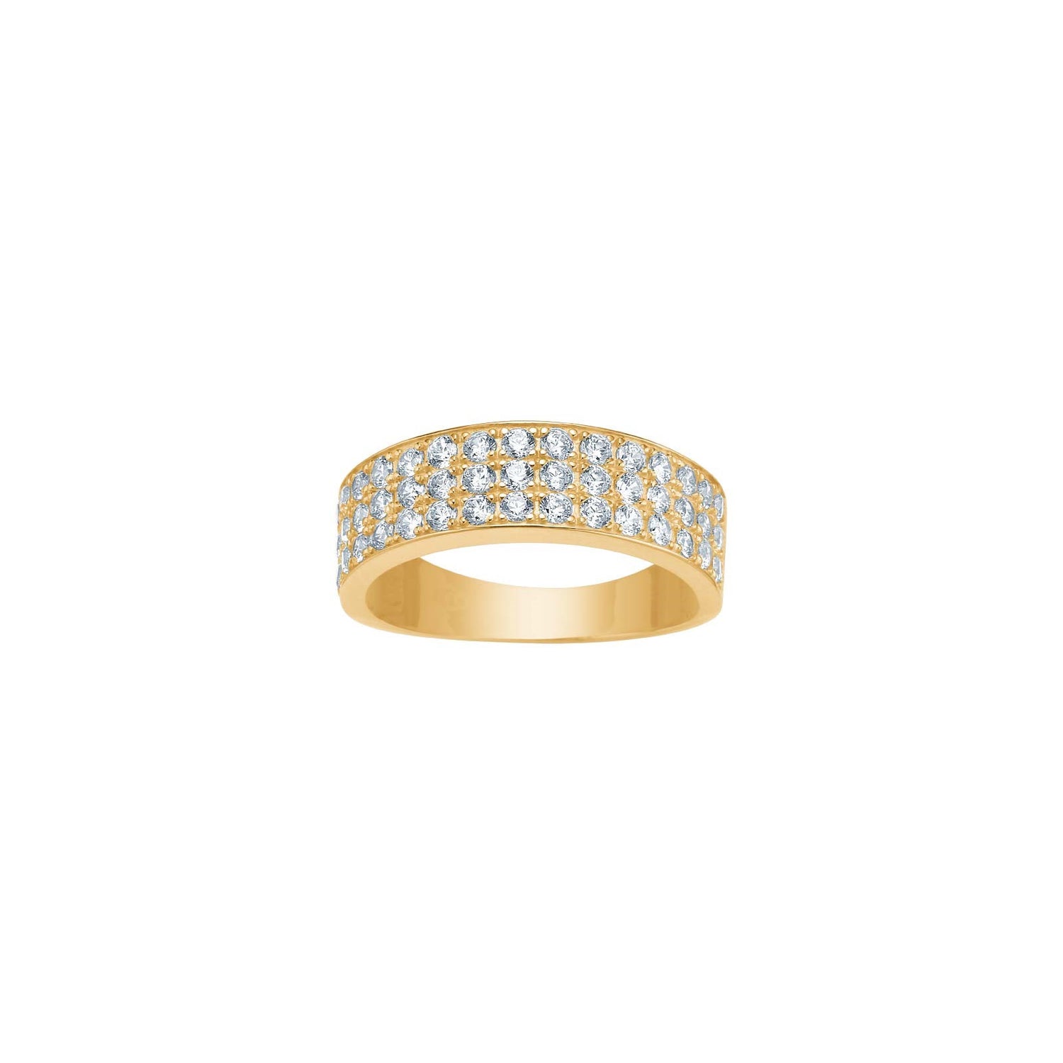 8kt. Goldring m/cz