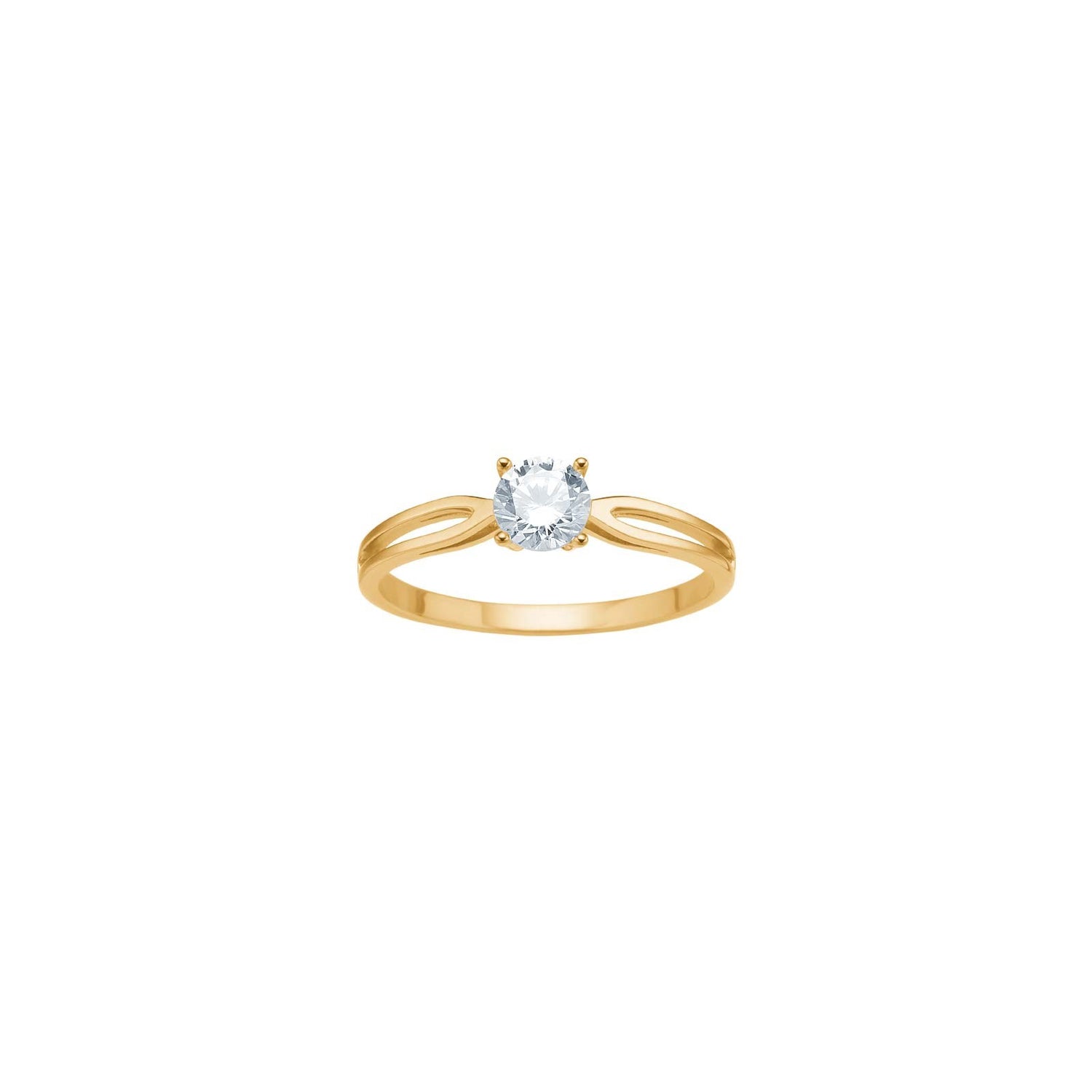 8kt. Goldring m/cz