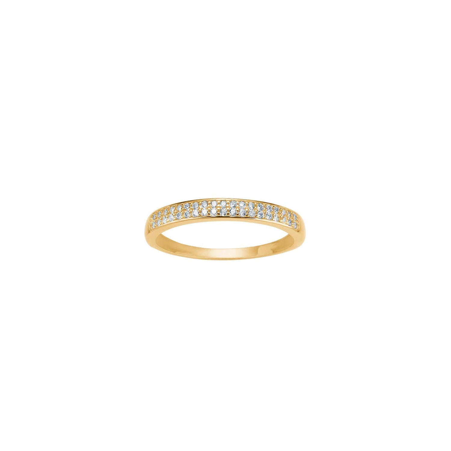 8kt. Goldring m/cz