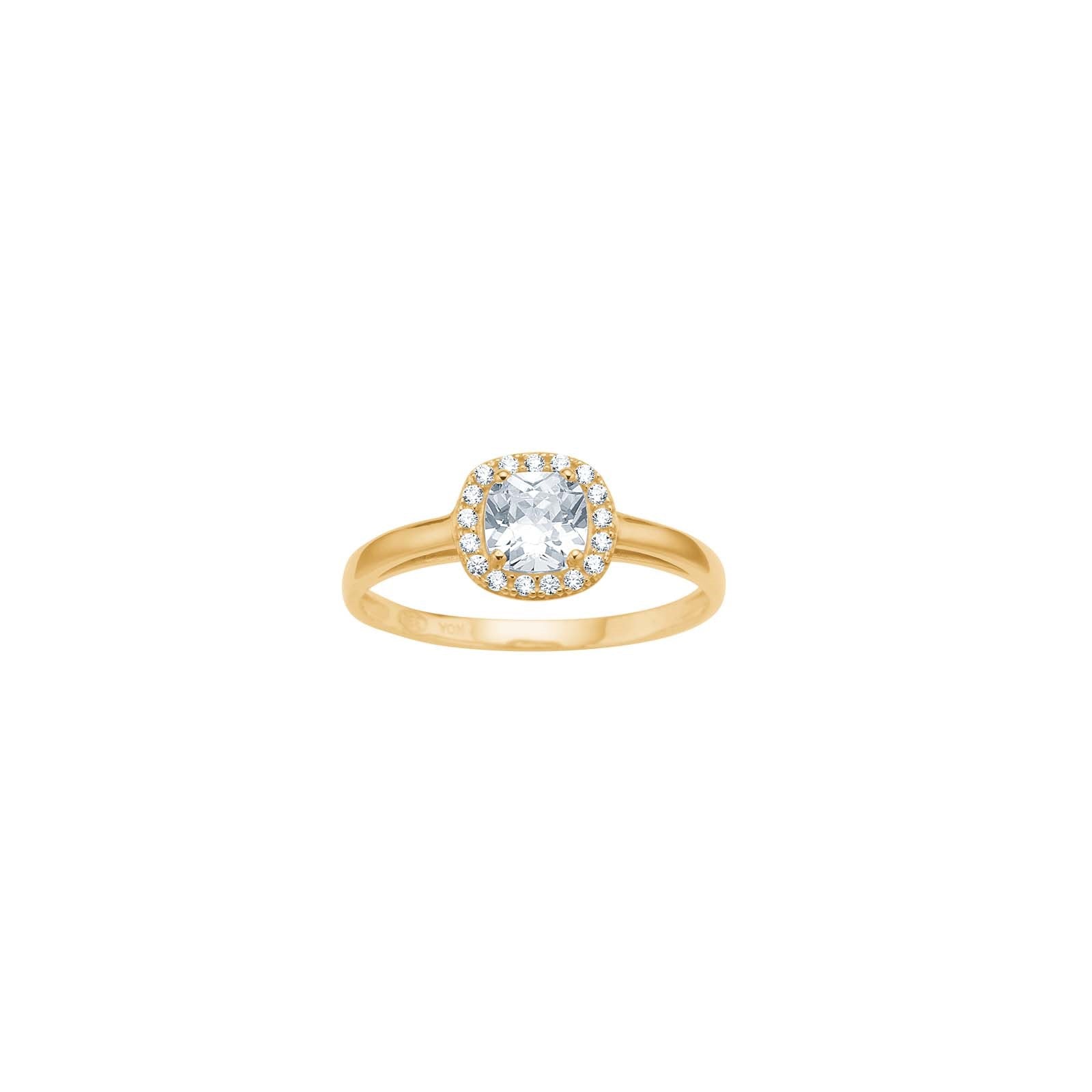 8kt. Goldring m/cz