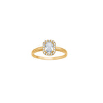 8kt. Goldring m/cz