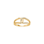 8kt. Goldring m/cz