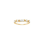 8kt. Goldring Hertzen m/cz
