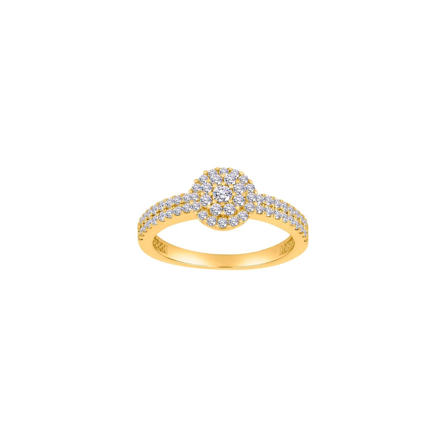 8ct. gold ring w/cz