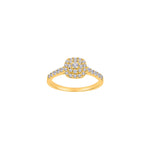 8kt. Goldring m/cz