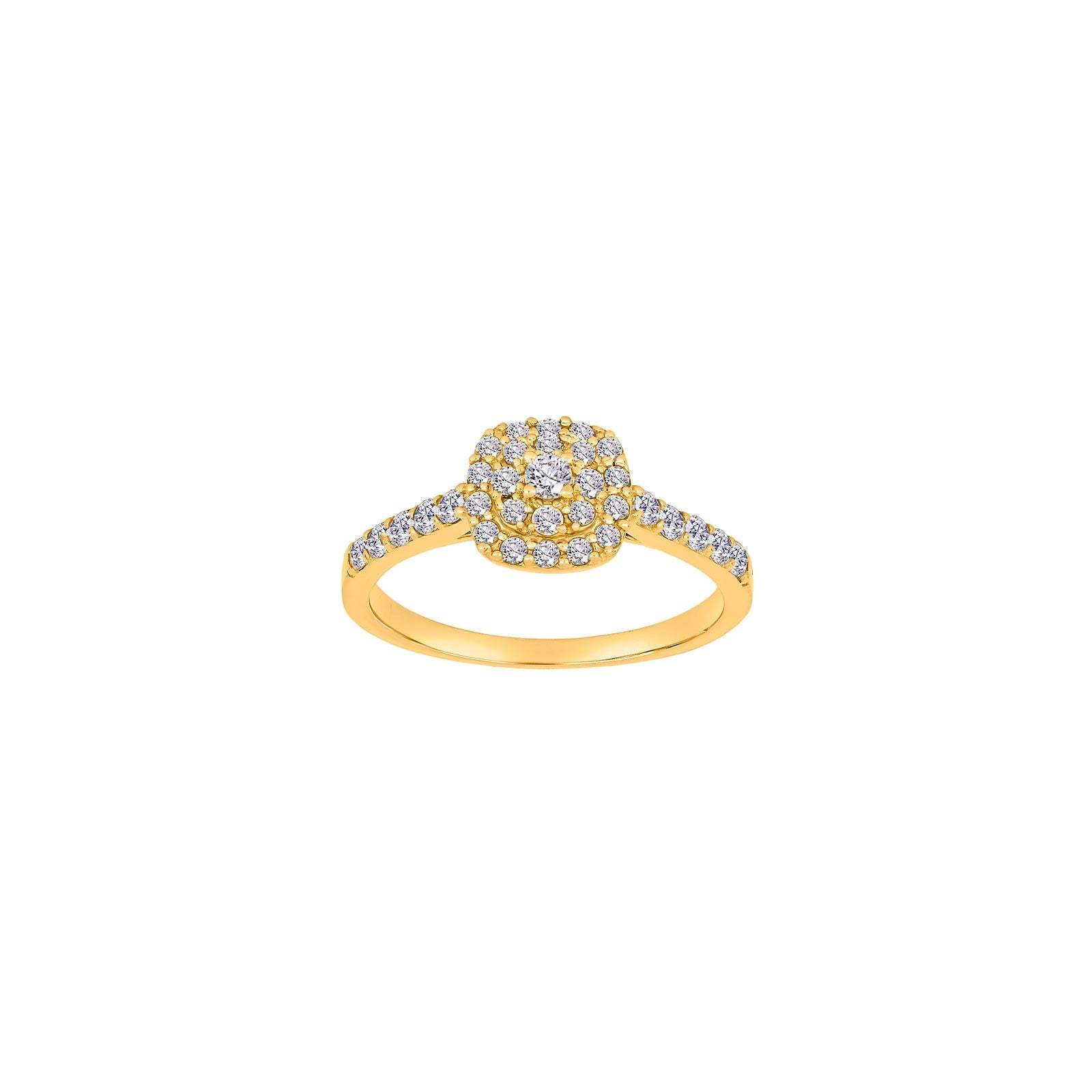 8kt. Goldring m/cz