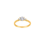 8kt. Goldring m/cz