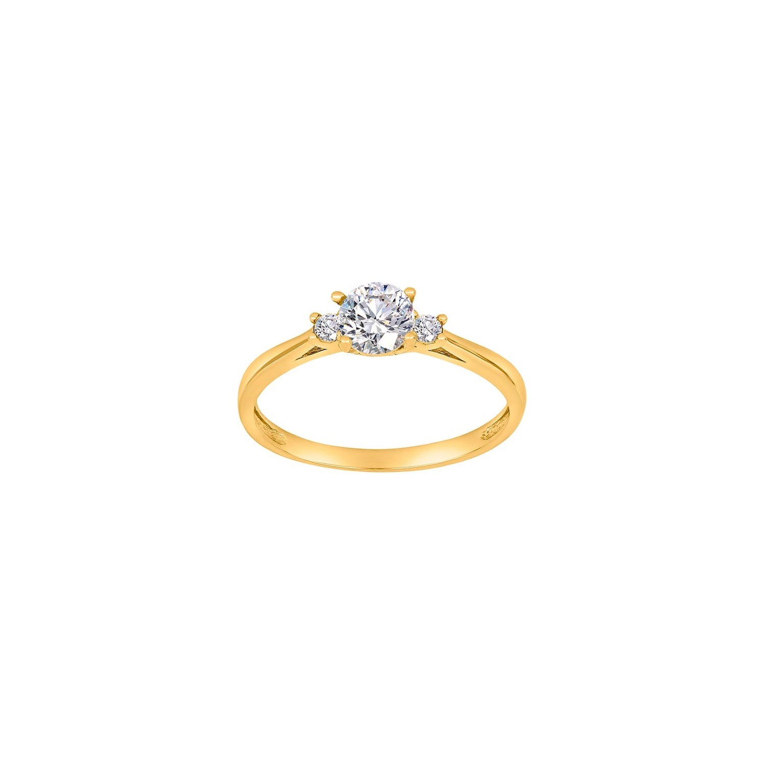 8ct. gold ring w/cz