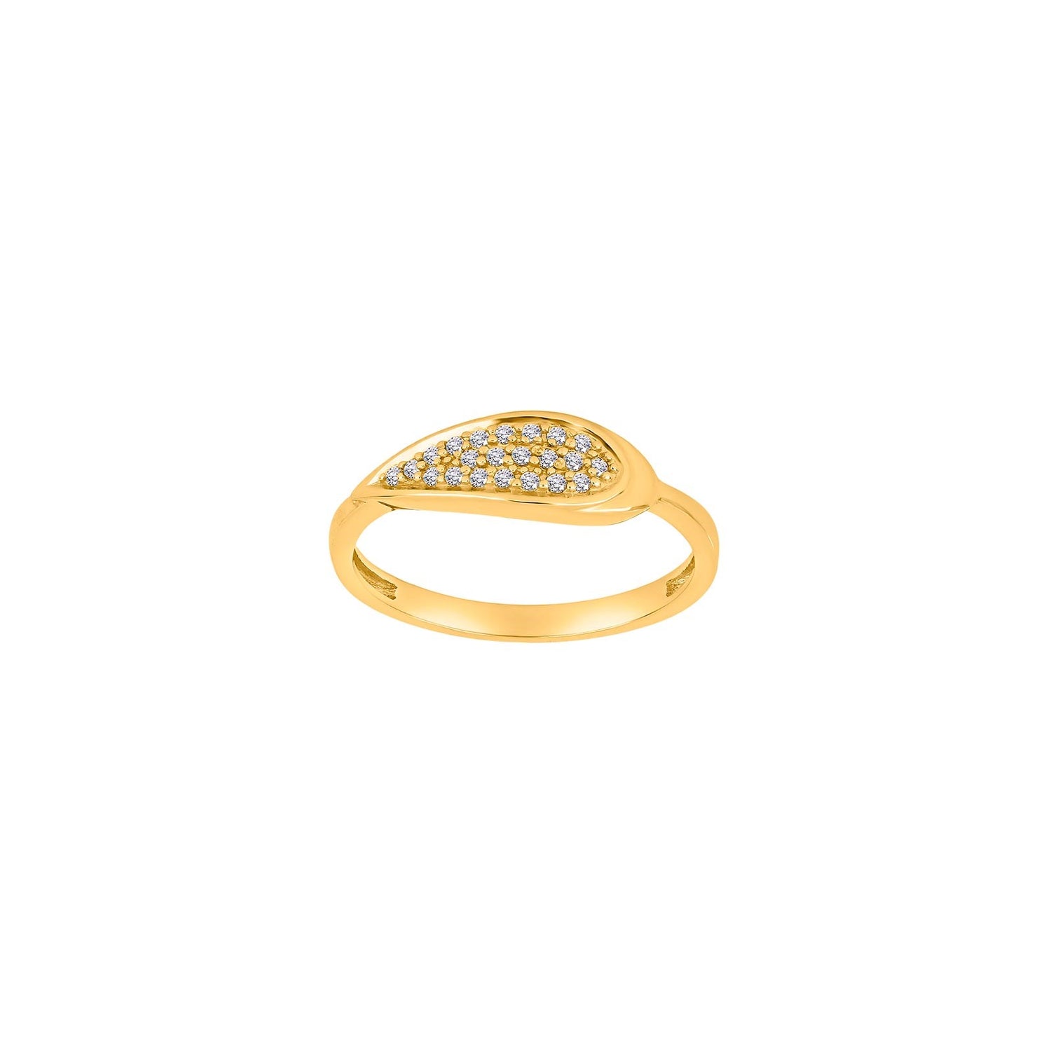 8ct. gold ring w/cz