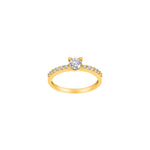 8kt. Goldring m/cz