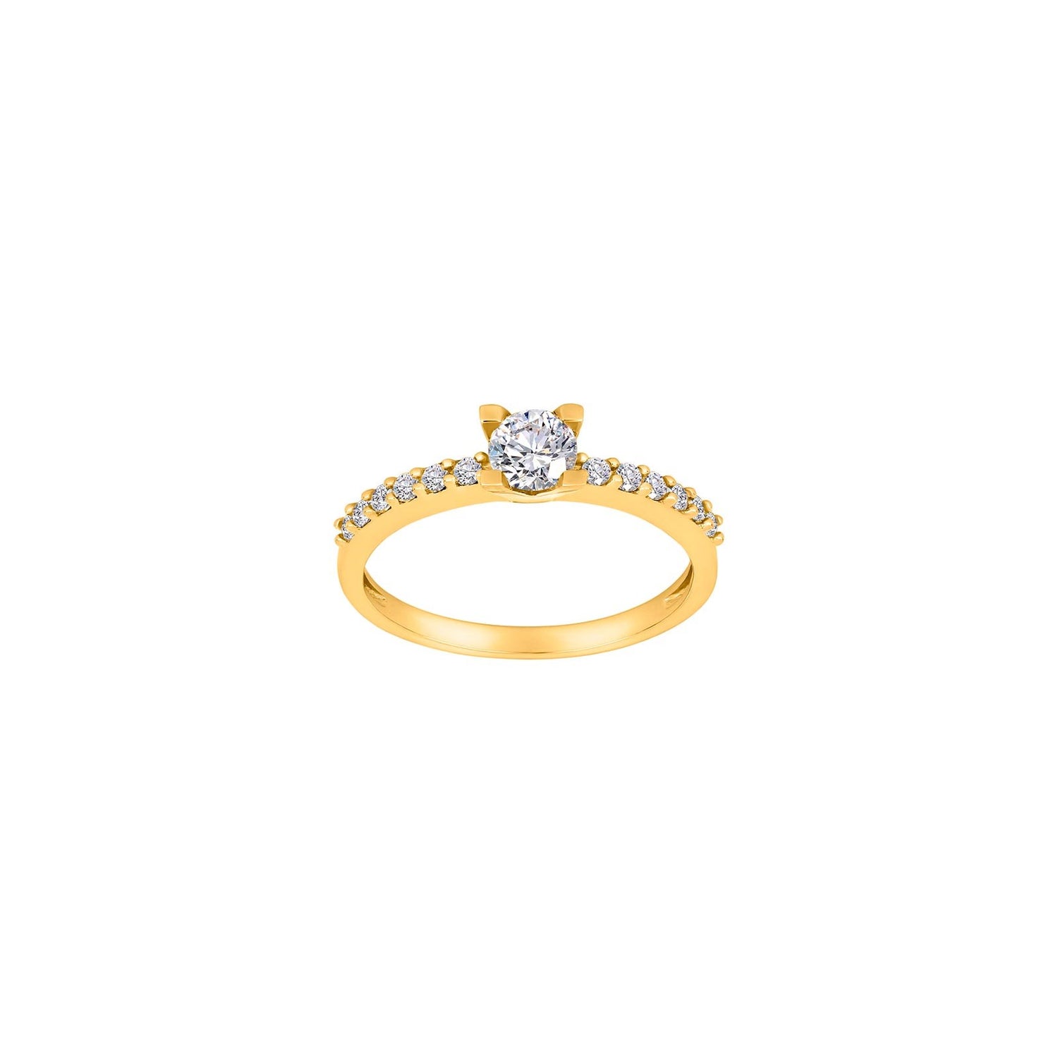 8ct. gold ring w/cz