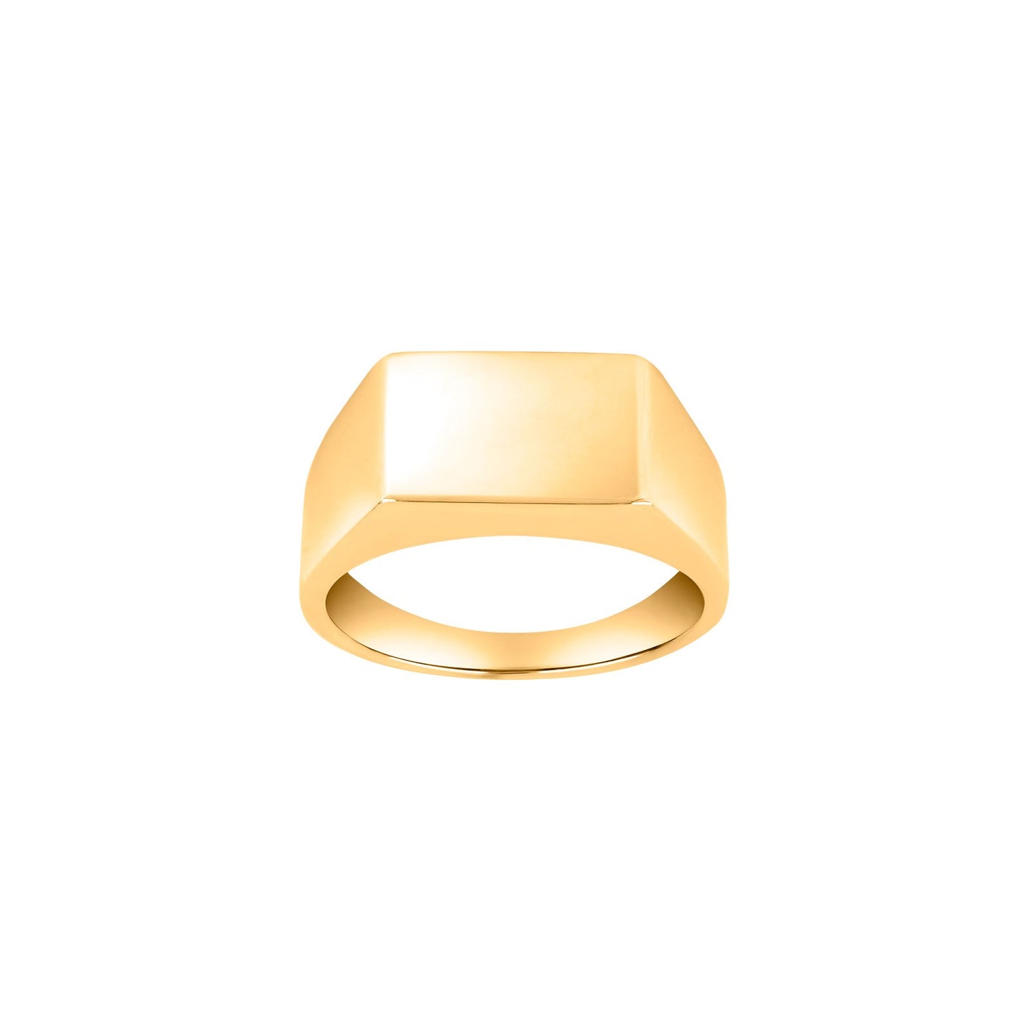 8ct. gold ring plate