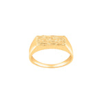 8kt. Goldring m/Teller m/muster