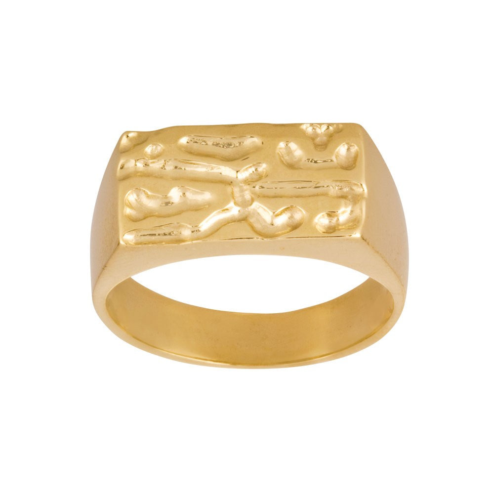 8kt. Goldring für Männer