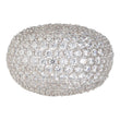 Silver rhd. ring with cz.