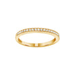 Rhodium-plated silver ring ADINANOR with 1 rk cz