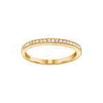 Rhodium-plated silver ring ADINANOR with 1 rk cz