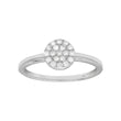 Silberring ANNIENOR schwarzer Zirkonia rund 6mm