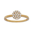Silver ring ANNIENOR cz. round 6mm